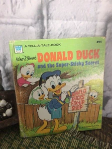 1979 Walt Disney’s Donald Duck and the Super Sticky Secret Collectible Book - Picture 1 of 11