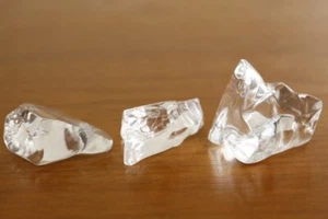 Ultra Rare Photo Requisiten Hochtransparentes Acryl Eis Imitat Eis 3er Set - Bild 1 von 7