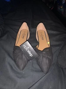 EpicStep Margaret spitz zulaufende Damen-Flats OS6 schwarz Größe US: 7 - Bild 1 von 2