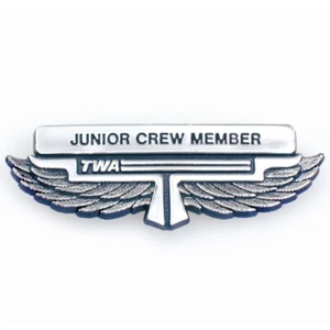 PIN ALAS TWA Junior Crew Member de colección - Imagen 1 de 2
