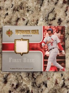 2007 Ultimate Collection Ultimate Star Materials Albert Pujols #SM-AP