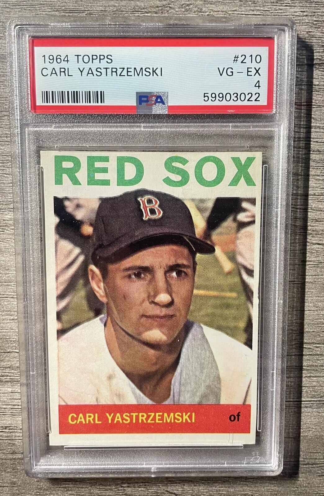 1964 Topps  Baseball Carl Yastrzemski PSA 4 - #210 - RED SOX - HOF