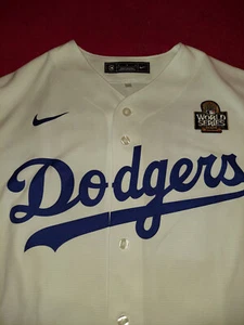 LA Dodgers Jersey 2024 MLB World Series Patch Mookie Betts #50 Nike Mens Medium - Picture 1 of 11