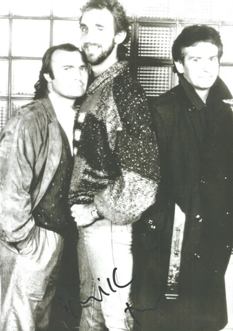 Hand Signed 8x12 photo MIKE RUTHERFORD - GENESIS - Phil Collins + my COA Cover