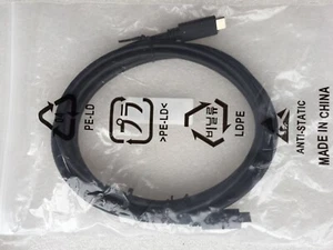 New Original LG USB-C-C 1.8m Cable for LG 22MD4KA-B,22MD4KB-B,24MD4KL-B Monitor@ - Picture 1 of 3