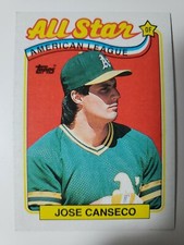 1989 Topps Jose Canseco ALL STAR card #401