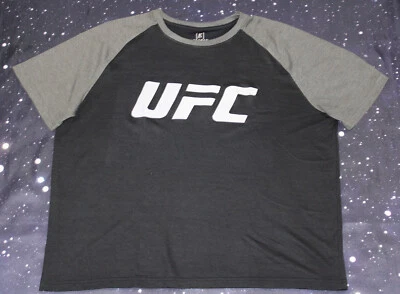 Black and Gray UFC Graphic Print T-shirt - XL - George Brand - Image 1 of 4