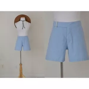 Vintage Lee Khakis Blue Mid-Waist Blue Shorts size 8M | 28 waist - Picture 1 of 10