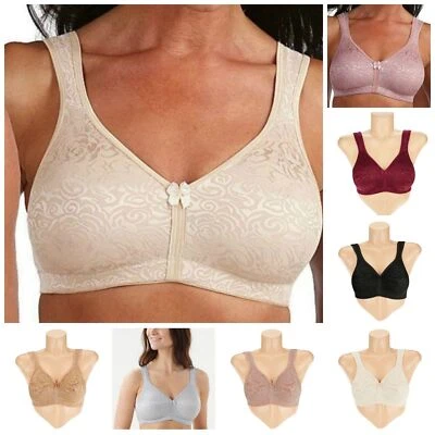 Breezies~Wild Rose Lace Seamless Wirefree Bra~A260367, A679229~No Padding - Image 1 of 3