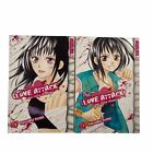 Love Attack: Junai Tokko Taicho! Vol 1, 2 Manga Graphic Novel Lot TokyoPop 2007