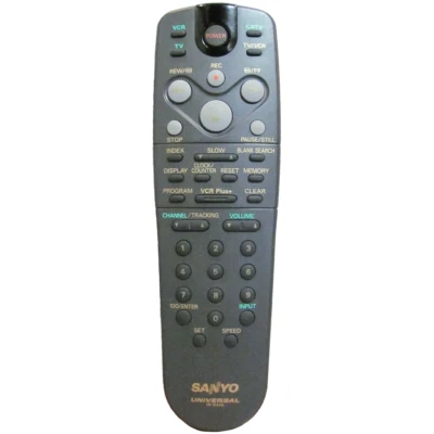 Sanyo IR-9416 factory Original VCR Remote For Sanyo VHR5418, VHR5423, VHR9415 - Image 1 of 4