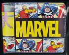 MARVEL Buckle-Down Bifold Wallet Spiderman Ironman Hulk Collector's Tin New