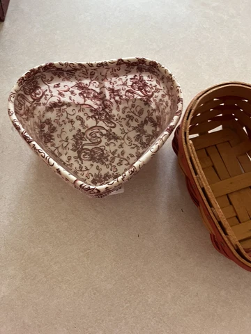 Longaberger basket lot of 2 ☆See Photos Cover