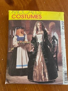 RENAISSANCE ADULT COSTUME McCalls Sewing Pattern 2243 Size E 14,16,18 new Book I - Picture 1 of 2