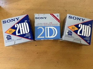 Sony 2HD 3.5” Floppy Disks – 24 Pack –MFD-2HD Vintage NOS - Afbeelding 1 van 3