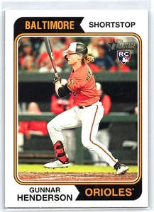 2023 Topps Heritage #64 Gunnar Henderson - Picture 1 of 2