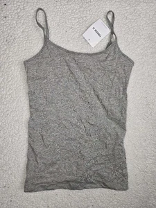 Neu mit Etikett! Forever 21 Größe Large Damen Junior Basic grau Cami Tanktop Camisole - Bild 1 von 2