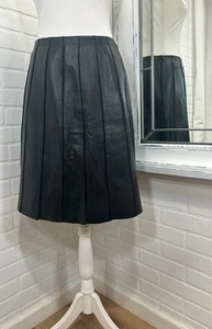 I•N•C Top-Falten Leder Rock Trending Y2k Preppy Classic Staple Gr. 2 - Bild 1 von 6