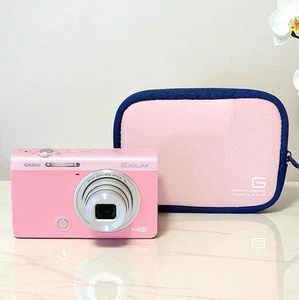 [N Mint w/ Pouch] CASIO EXILIM HIGH SPEED EX-ZR70 Pink 16.1MP Digital Camera - Picture 1 of 24