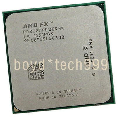 AMD FX-8320 FD8320FRW8KHK CPU 8 Core 3.50GHz Socket AM3+ 8 MB Processor - Image 1 of 4