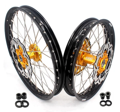 KKE 21-18'' Wheels Rims Set Fit SUZUKI DRZ400S 2000-2025 DRZ400SM DRZ400 DRZ400E - Image 1 of 4