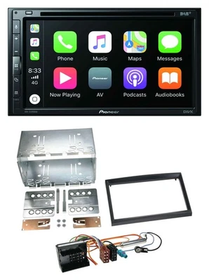 Pioneer DVD 2DIN MP3 DAB Bluetooth USB Autoradio für Peugeot Expert 207 307 Part - Bild 1 von 4