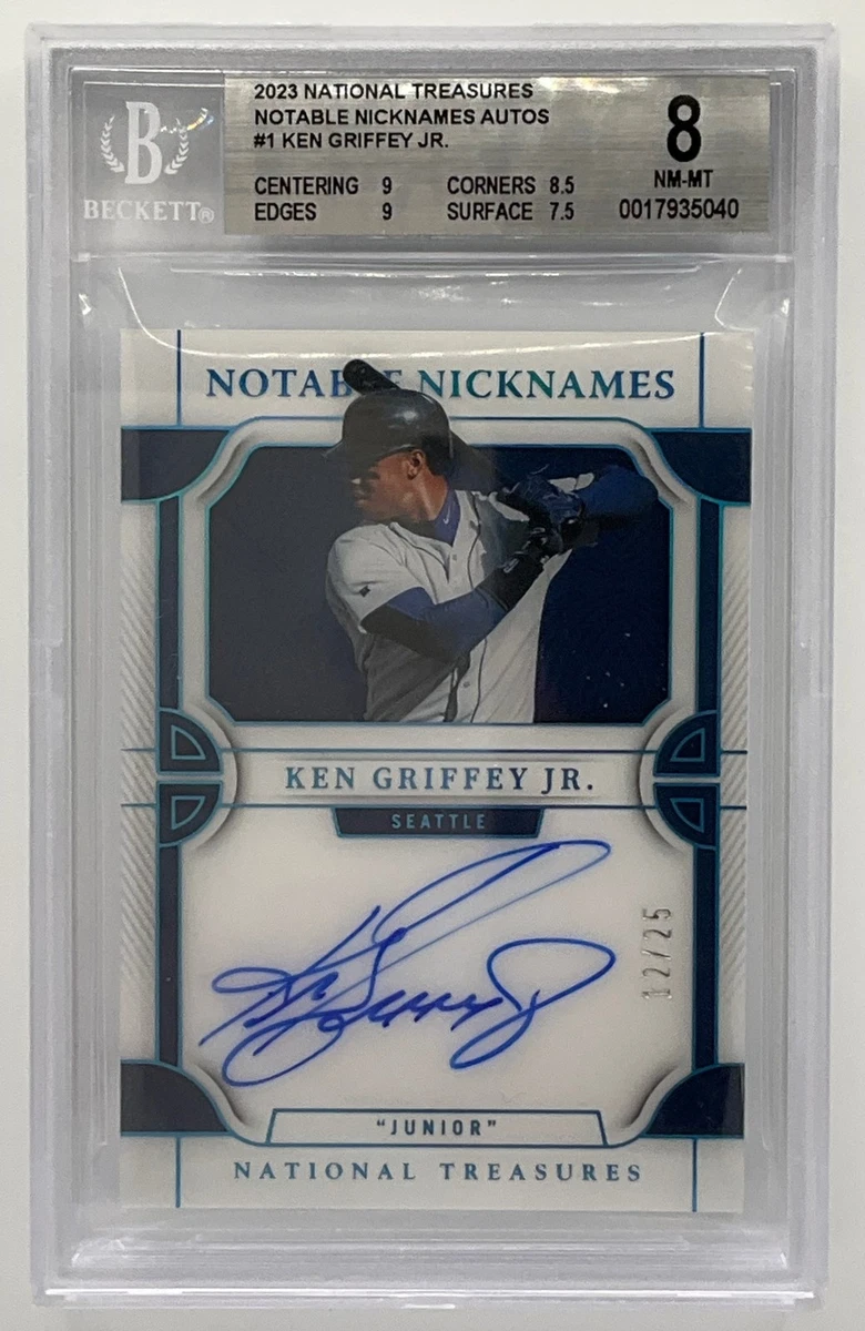 グリフィーJRのバイバックオート、シルバーインクです。 グリフィーJR