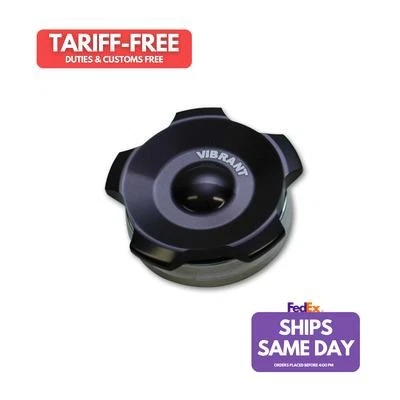 Vibrant 11295, Kit Black Aluminum Black Alum Fill Cap W/ Alum Weld Bung 2-3/4In  - Изображение 1 из 4