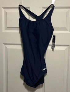 New! Speedo Women's Princess Seam Ultraback One Pc Swimsuit, Ladies size 12 - Picture 1 of 9