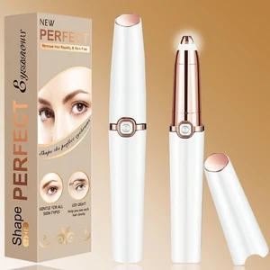 Augenbrauen Gesichtshaarentferner Schmerzlos Augenbrauentrimmer für Gesicht Lippen Nase - Bild 1 von 7