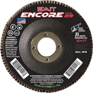 Discos de solapa United Abrasives 4-1/2" x 7/8" grano 80 - Imagen 1 de 1