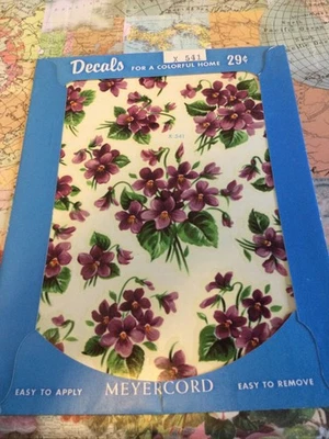 calcomanías vintage violetas meyercord Foto 1 de 2