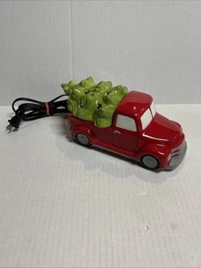 Scentsy Rot Retro LKW Full Size Wärmer Sonderlieferung mit Baum - Bild 1 von 12