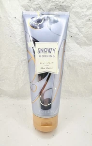 Bath & Body Works SNOWY MORNING With Shea Butter Body Cream 8oz Full Size - Picture 1 of 4