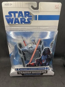 Nuevo Hasbro Star Wars Transformers 2008 Darth Vader Tie Advanced X1 Starfighter - Imagen 1 de 8