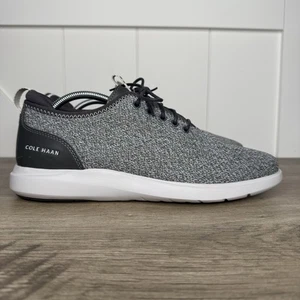 Cole Haan GrandPlus Essex Distance Knit Oxford Nimbus Cloud Gray Sneakers Men 11 - Picture 1 of 11