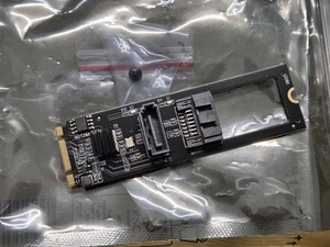 mSATA to 2x SATA Adapter m.2 M&B Key - Bild 1 von 2
