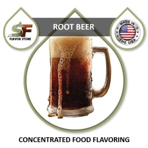 Root Beer Food Flavor Drops Flavoring Concentrate - 1oz/30ml - SageFox - FL112 - Picture 1 of 3