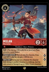 Mulan - Elite Archer #114 Disney Lorcana Ursula's Return X1 - Picture 1 of 3