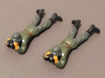 ELASTOLIN WWII ENSEMBLE DE 2 SOLDATS WEHRMACHT  réf. 10072 Personnage de 7 CM - Photo 1/4