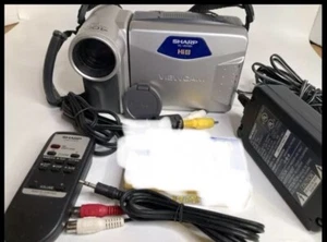 Sharp Viewcam VL-AH151 Hi-8 Analog Camcorder & Accessories Partially Tested - Picture 1 of 18