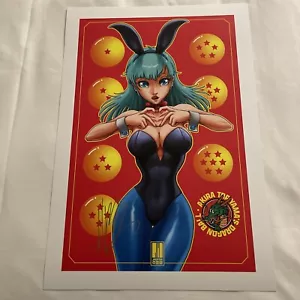 2024 WONDERCON Akira Toriyamas Bulma KUNSTDRUCK VON JEFF MARTINEZ 13x19 - Bild 1 von 1