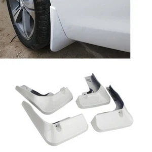 4x For Mazda 3 2014-2018 Left Right Fender Wheel Mudguard Splash Mud Flap White - Picture 1 of 3