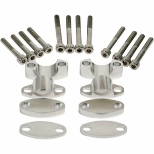 Emgo - 23-09370 - Handlebar Riser Kit for 7/8in. Bars, Aluminum - Picture 1 of 2