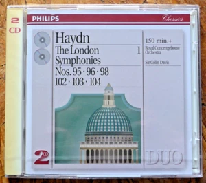 HAYDN London Symphonies Vol 1 Colin Davis Royal Concertgebouw Orchestra 2 x CDs - Picture 1 of 2