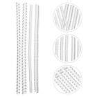 Ring Sizer Adjuster 16Pcs 4 Sizes Clear Silicone Spiral Spacers for Loose Rings