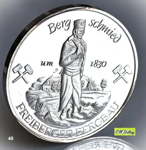 Bergschmied mit Zertifikat Silberunze - Freiberger Münzfreunde - Bild 1 von 3