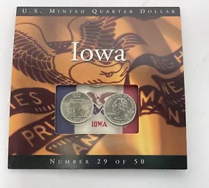 2004 2 Coins of America State Quarter Set Iowa #29 of 50 - Picture 1 of 2