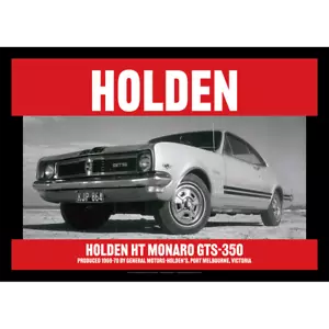 Holden HT Monaro GTS 350 Art Print - GMH 1969-70 Classic cars - 3 sizes poster - Picture 1 of 5