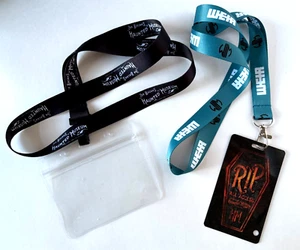 Zak Bagans Haunted Museum gebraucht 2 Schlüsselbänder RIP All Access Pass + Standard Vegas - Bild 1 von 5